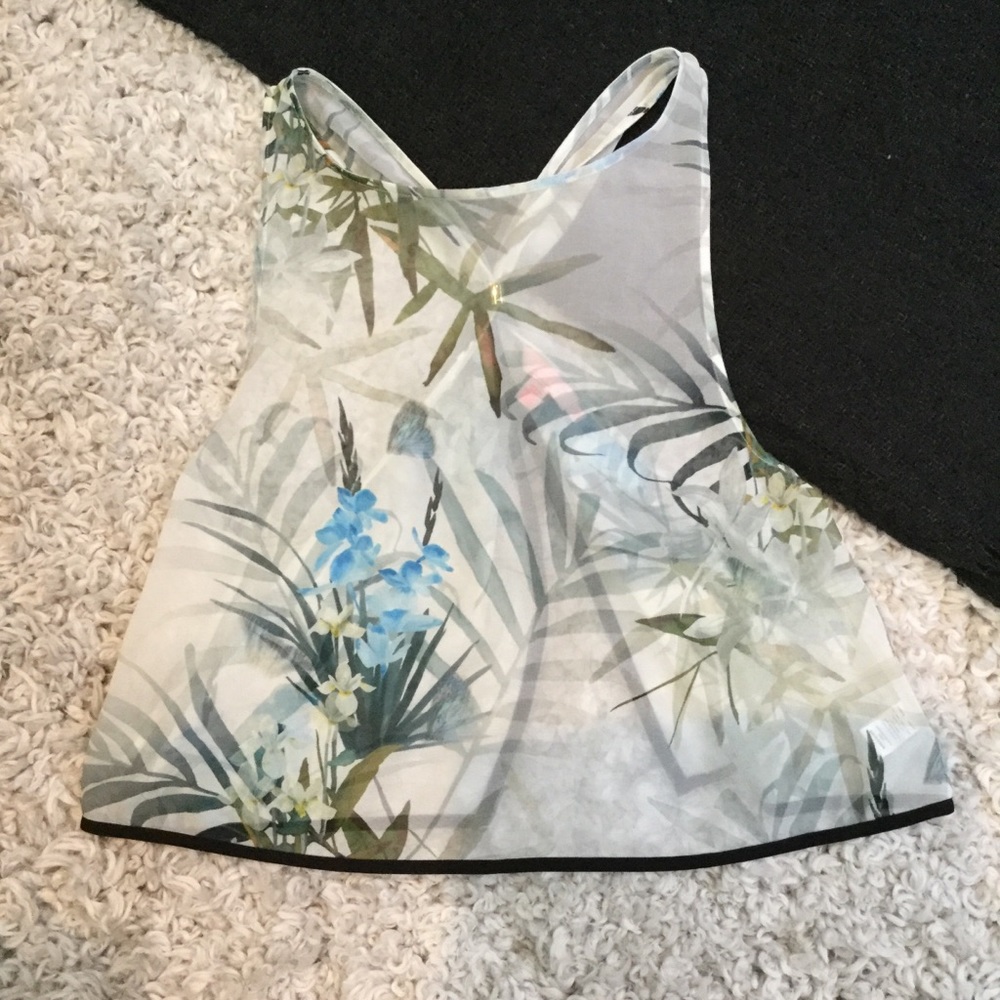 Ted Baker Sheer Crop Top